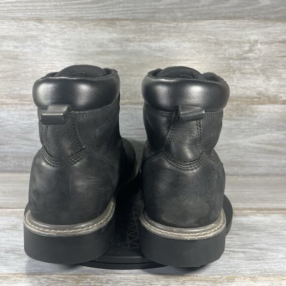 Wolverine Men's Floorhand Waterproof Black Leather Work Boots Size 12 M - Picture 4 of 8